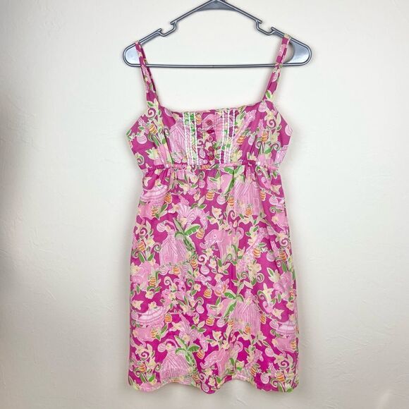 Lilly Pulitzer Dresses & Skirts - Lilly Pulitzer Natasha Pink Jungle Dress